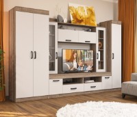 Гостиная Yasen Вероника Дуб Трюфель/Белый фото №3 — интернет-магазин Desire.md