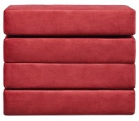 Canapea fara rama pouf pliabil Edka Puf pliant 4 M28 Red Wine imaginea #3 — magazin online Desire.md