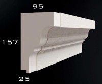 Cornișă decorativă de fațadă Termodecor HG CR-06 imaginea #2 — magazin online Desire.md