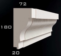 Cornișă decorativă de fațadă Termodecor HG CR-07 imaginea #2 — magazin online Desire.md