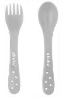 Set lingurita si furculita Akuku A0073 Grey imaginea #3 — magazin online Desire.md
