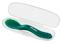 Set lingurita si furculita Akuku A0074 Green imaginea #3 — magazin online Desire.md