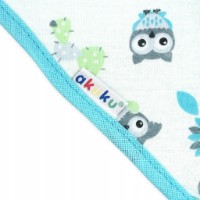 Набор слюнявчиков Akuku A1471 Blue owls фото №2 — интернет-магазин Desire.md