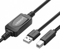 Кабель Ugreen USB 2.0 to USB-B 10m Black (10374) фото №2 — интернет-магазин Desire.md