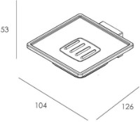 Мыльница VOLLE Ronda (2535.210104) фото №2 — интернет-магазин Desire.md