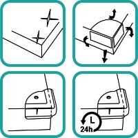 Protectie de colt Zopa 4pcs (44317) imaginea #3 — magazin online Desire.md