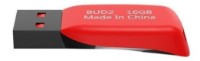 Флеш-накопитель Borofone BUD2 Generous 16Gb Black/Red