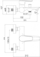 Baterie pentru cadă Imprese Vaclav f03206403AA imaginea #2 — magazin online Desire.md