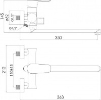 Baterie pentru cadă Imprese Vaclav f03206410AB imaginea #2 — magazin online Desire.md