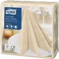 Салфетки для сервировки стола Tork LinStyle Cream (478713)