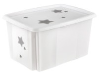 Container pentru jucării Keeeper Stars White (12242519) 30L imaginea #1 — magazin online Desire.md