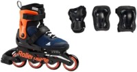 Роликовые коньки RollerBlade Microblade Combo Midnight Blue/Warm Orange (28-32)