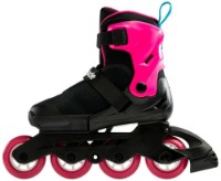 Роликовые коньки RollerBlade Microblade Free Black/Pink (33-36.5) фото №2 — интернет-магазин Desire.md