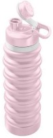 Бутылка для воды Cellularline Collapsible 750ml Pink фото №1 — интернет-магазин Desire.md