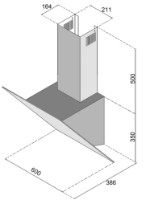 Вытяжка Fabiano Ventura 60 Black фото №3 — интернет-магазин Desire.md