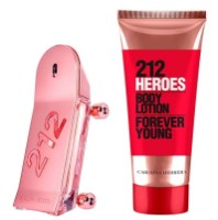Set de parfumuri pentru ea Carolina Herrera 212 Heroes EDP 50ml + Body Lotion 100ml