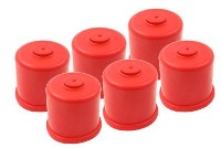 Set capac din cauciuc pentru sticle de vin Fackelmann (49374) 6pcs