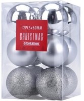 Ёлочные шары Christmas 12x60mm (39959)