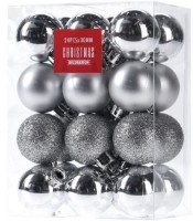 Glob de Crăciun Christmas 24x30mm (24465)