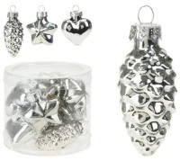 Набор ёлочных игрушек Christmas 40x20mm (49187)