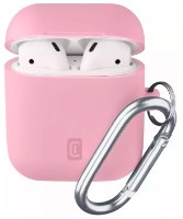 Husă pentru căști Cellularline Bounce Airpods 1/2 Pink