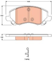 Комплект тормозных колодок ICER 181806 фото №2 — интернет-магазин Desire.md