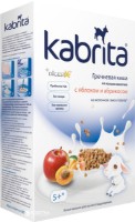 Hrişcă cu lapte de capră  cu mar si caise Kabrita 180gr