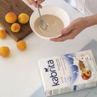 Hrişcă cu lapte de capră  cu mar si caise Kabrita 180gr imaginea #2 — magazin online Desire.md