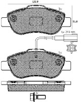 Комплект тормозных колодок ICER 181843 фото №2 — интернет-магазин Desire.md
