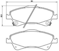 Комплект тормозных колодок ICER 181892 фото №2 — интернет-магазин Desire.md