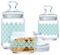 Set borcane Luminarc Voski Turquoise (V1017) 3pcs imaginea #1 — magazin online Desire.md