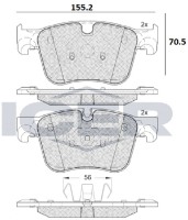 Set placute frână ICER 182166 imaginea #2 — magazin online Desire.md
