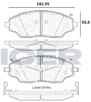 Set placute frână ICER 182167 imaginea #2 — magazin online Desire.md