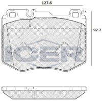 Set placute frână ICER 182195 imaginea #2 — magazin online Desire.md