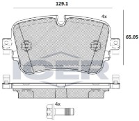 Set placute frână ICER 182248 imaginea #2 — magazin online Desire.md