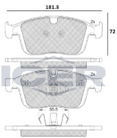 Set placute frână ICER 182266 imaginea #2 — magazin online Desire.md