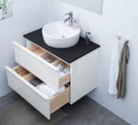 Шкаф под умывальник IKEA Godmorgon (30180995) фото №2 — интернет-магазин Desire.md