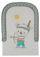 Пеленальная доска Polini Kids Храбрый мишка с бортиками