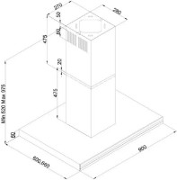 Вытяжка Fabiano Linea Isola Inox Silence+ фото №2 — интернет-магазин Desire.md