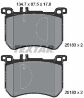Set placute frână TEXTAR 2518301 imaginea #2 — magazin online Desire.md