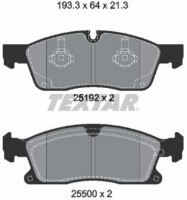 Set placute frână TEXTAR 2519202 imaginea #2 — magazin online Desire.md