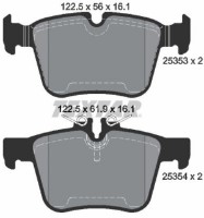 Комплект тормозных колодок TEXTAR 2535301 фото №2 — интернет-магазин Desire.md