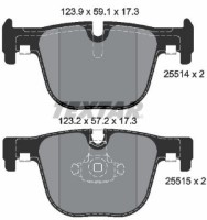 Set placute frână TEXTAR 2551401 imaginea #2 — magazin online Desire.md