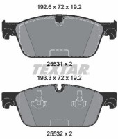 Set placute frână TEXTAR 2553101 imaginea #2 — magazin online Desire.md