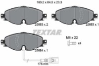 Set placute frână TEXTAR 2568301 imaginea #2 — magazin online Desire.md