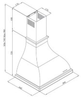 Вытяжка Fabiano NeoRustic 90 White фото №2 — интернет-магазин Desire.md