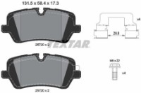 Set placute frână TEXTAR 2572001 imaginea #2 — magazin online Desire.md