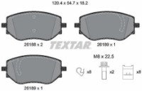 Комплект тормозных колодок TEXTAR 2618801 фото №2 — интернет-магазин Desire.md