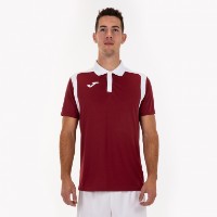 Мужская футболка Joma 101265.672 Burgundy/White M фото №2 — интернет-магазин Desire.md