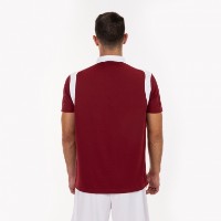 Мужская футболка Joma 101265.672 Burgundy/White M фото №3 — интернет-магазин Desire.md